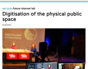 Artikel over de digitalisering van onze fysieke publieke ruimte