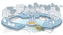 Infographic van de waterketen
