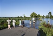 Hoog water in de Maas