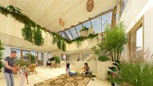 Torteltuin interieur